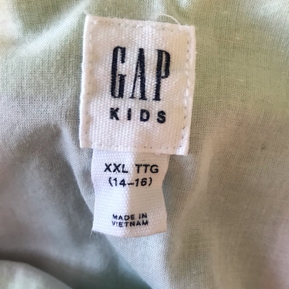GAP Cropped Linen blend Jumpsuit Girl Size XXL 14-16 - Picture 4 of 5